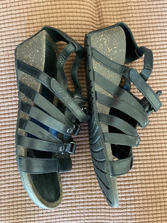 Teva Shoes - PRICE DROP! TEVA Cabrillo Wedge Heel Leather Sandals  - Size 9.5